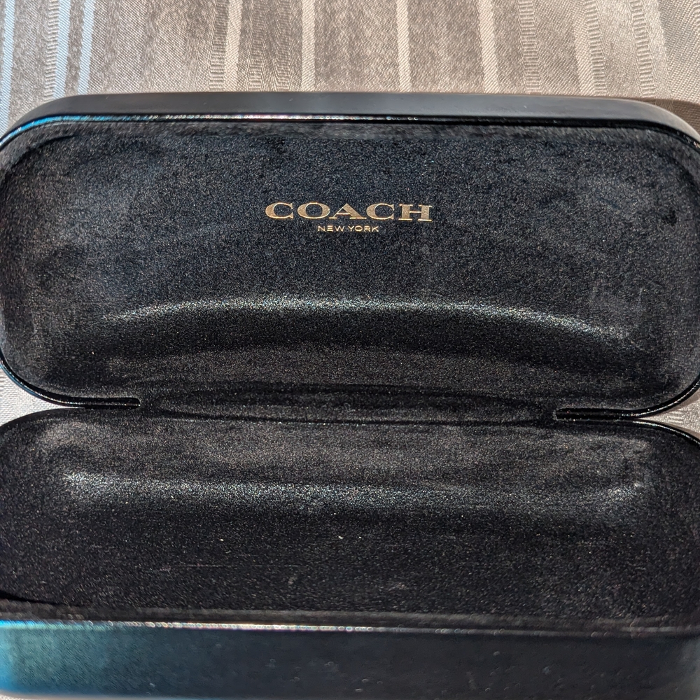 Coach Black Glasses Case